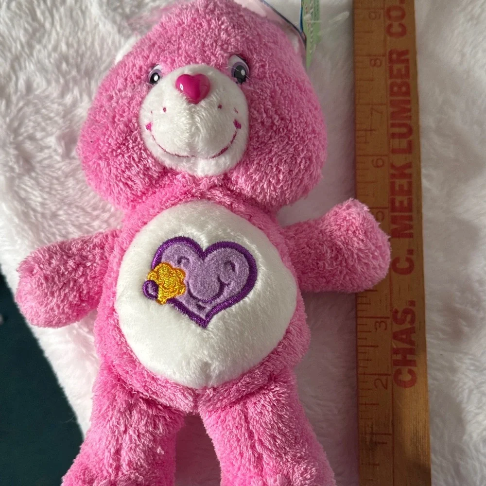Care Bears Take Care Bear 7” Plush NWT Special Edition Fluffy Lil Series 2